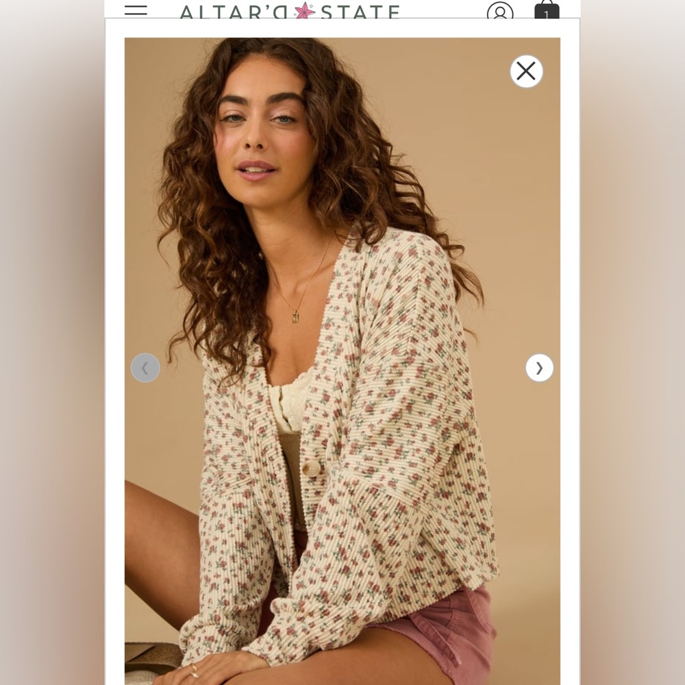 ALTAR’d state - Ryleigh Floral Cardigan